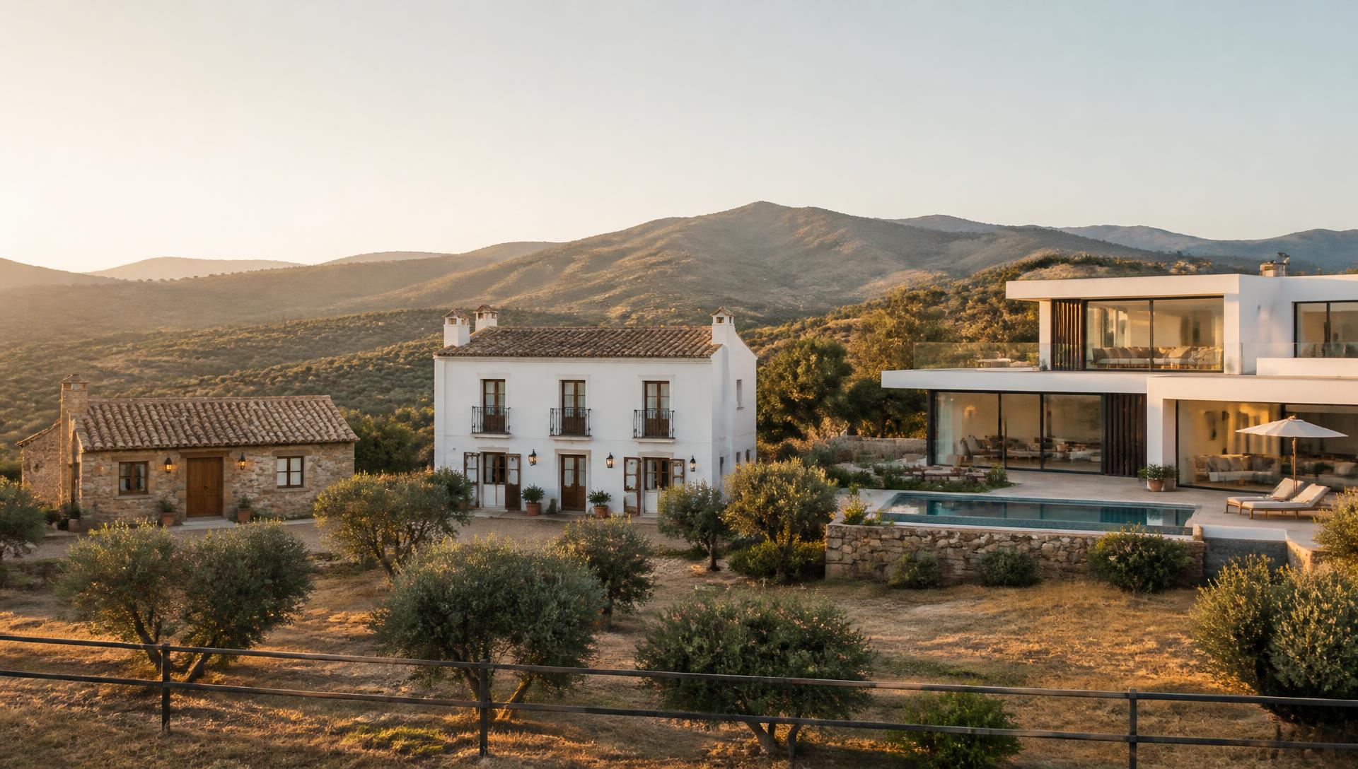 Holiday homes along the Costa de la Luz coastline