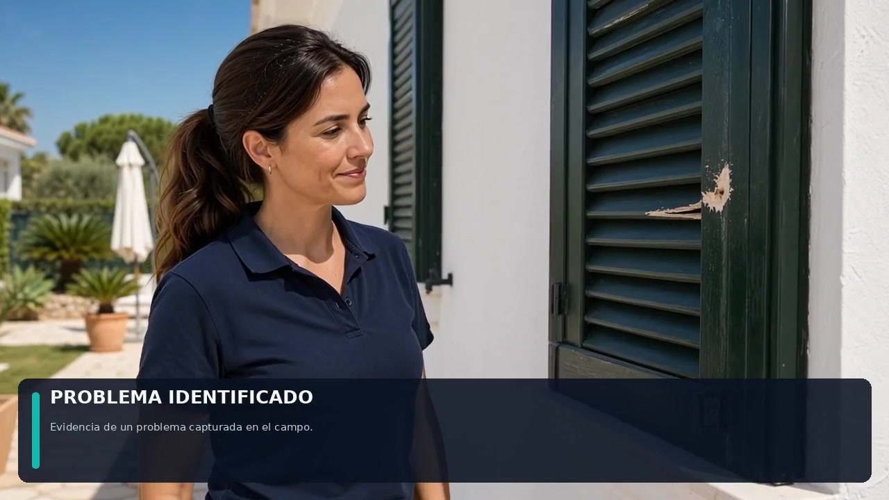 Evidencia verificada del trabajo con registros de llegada, finalización y fotos